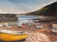 Clovelly Yellow Boat